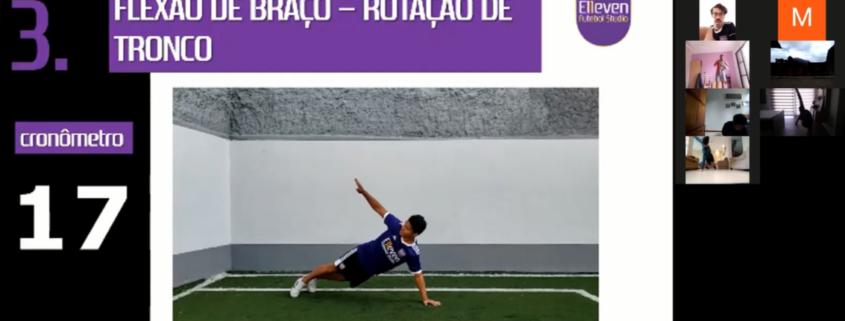 A Elleven oferece treinos ao vivo para condicionamento esportivo